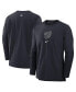 Фото #1 товара Men's Navy Washington Nationals Authentic Collection Player Performance Pullover Sweatshirt