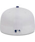 Фото #5 товара Men's White, Royal Los Angeles Dodgers Optic 59FIFTY Fitted Hat