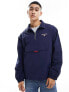 Фото #5 товара Polo Ralph Lauren Sport Capsule logo overhead lined windrunner in navy