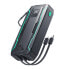 Фото #1 товара Внешний аккумулятор Joyroom Outdoor 20000mA с фонариком SOS USB-C / Lightning, цвет черный