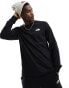 The North Face redbox backprint long sleeve t-shirt in black