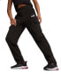 Women's Essential + Cargo Tapered-Leg Sweatpants PUMA BLACK, M - фото #1