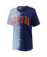 ფოტო #3 პროდუქტის Women's Navy Auburn Tigers Find Your Groove Split-Dye T-shirt