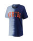 ფოტო #3 პროდუქტის Women's Navy Auburn Tigers Find Your Groove Split-Dye T-shirt