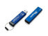 iStorage datAshur PRO 256-bit 32GB USB 3.0 secure encrypted flash drive IS-FL-DA3-256-32 - 32 GB - USB Type-A - 3.2 Gen 1 (3.1 Gen 1) - 116 MB/s - Sleeve - Blue