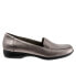 Фото #1 товара Trotters Jenn T9521-033 Womens Gray Narrow Leather Loafer Flats Shoes 10