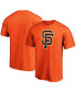 Фото #4 товара Men's Orange San Francisco Giants Official Logo T-shirt