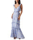 ფოტო #1 პროდუქტის Women's Cassis Floral Print Maxi Dress