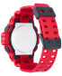 Men's Analog-Digital Red Resin Strap Watch 53x58mm GA700-4A