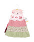 ფოტო #2 პროდუქტის Toddler Girls Cotton Dresses, Blush Rose Leopard 2pck