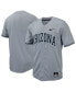 Фото #1 товара Men's Gray Arizona Wildcats Replica Full-Button Baseball Jersey