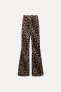 POLYAMIDE FLARED TROUSERS