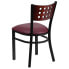 Фото #4 товара Hercules Series Black CutoutRestaurant Chair