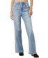 Фото #1 товара Women's Stretch Wide Leg Jeans