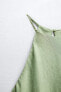 Фото #8 товара Атласное платье миди с горловиной халтер ZARA