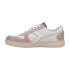 Diadora Magic Basket Low Icona Lace Up Womens Pink, White Sneakers Casual Shoes
