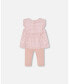 Пижама Deux Par Deux Baby Girl Organic Cotton Long Tunic And Leggings Set.