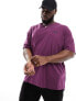 Calvin Klein Big & Tall cotton comfort fit t-shirt in purple