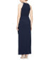 ფოტო #3 პროდუქტის Twisted-Neck Tulip-Hem Dress