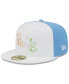 Men's White Winston-Salem Dash Theme Nights Shags 59FIFTY Fitted Hat 7 3/8 - фото #1