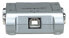 Manhattan USB-A to 4x Serial Port Converter - Male to Male - Serial/RS232 - MosChip MCS7840 - Automatic IRQ and I/O address selection - Bus powered - Silver - Three Year Warranty - Boxed - 60 mm - 95 mm - 20 mm - 190 g - CE FCC USB 2.0 WEEE