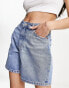 Фото #2 товара Monki denim shorts in blue