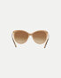 Фото #4 товара Ralph Ra5150 Cat Eye Sunglasses in Black with Brown lens