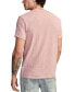 Men's Linen Short Sleeve Pocket Crew Neck Tee Shirt