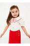 Фото #1 товара Костюм для малышей LC WAIKIKI Гомнюк и юбка с вышивкой Bebe Yaka Nakış Detaylı 2-х предметный набор