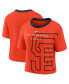 Фото #2 товара Women's Orange and Black San Francisco Giants Team First High Hip Boxy T-shirt
