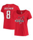 ფოტო #1 პროდუქტის Women's Alexander Ovechkin Red Washington Capitals Plus Size Name and Number Scoop Neck T-shirt