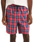 ფოტო #1 პროდუქტის Men's Poplin Sleep Shorts