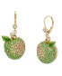 Фото #1 товара Faux Stone Apple Drop Earrings