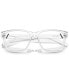 Men's Square Eyeglasses, AN7229 55