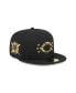 Фото #2 товара Men's Black Cincinnati Reds 2024 Armed Forces Day On-Field 59FIFTY Fitted Hat