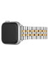 Фото #5 товара Two-Tone Stainless Steel Band for Apple Watch, Compatible with 42mm, 44mm and 45mm