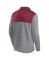 Men's Heather Gray Colorado Avalanche Launch It Quarter-Zip Jacket