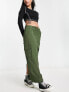 Фото #4 товара New Look cargo maxi skirt in khaki