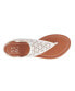 ფოტო #5 პროდუქტის Women's Nikki Hooded Perforated Thong Sandal