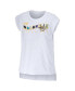 ფოტო #3 პროდუქტის Women's White Nashville Predators Greetings From Muscle T-shirt