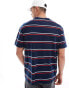 Tommy Jeans classic stripe t-shirt in navy