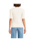 ფოტო #3 პროდუქტის Women's Drapey Rib Skimming Elbow Sleeve Crew Neck T-shirt