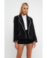 ფოტო #2 პროდუქტის Women's Rickrack Edge Blazer