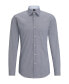 Фото #3 товара Men's Easy-Iron Structured Stretch Cotton Slim-Fit Dress Shirt