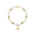 LE PETITE STORY Natural Stone Agata Moon bracelet