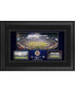 New York Giants Framed 10" x 18" Stadium Panoramic Collage with Game-Used Football - Limited Edition of 500