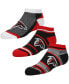 ფოტო #1 პროდუქტის Boys and Girls Youth Atlanta Falcons 3-Pack Cash Ankle Socks