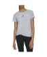 Фото #1 товара Women's Knot Front Logo T-Shirt