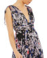 Фото #2 товара Платье для женщин Mac Duggal Ieena с плиссированным v-образным вырезом и завязками на плечах