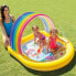 INTEX Rainbow Children´s With Canopy And Sprinkler Pool